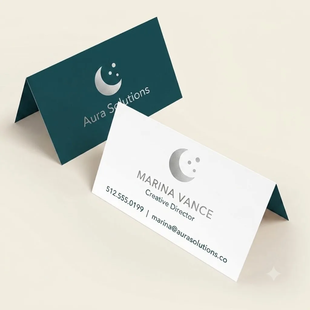 Folded Business Card Printing