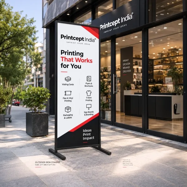 Outdoor Iron Standee